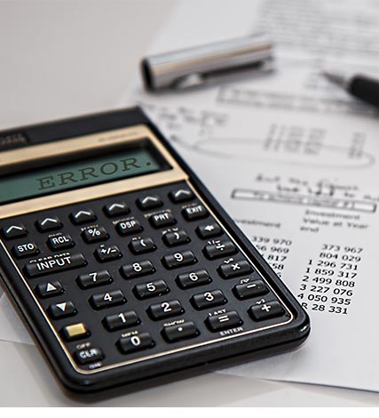 calculator Tax Error